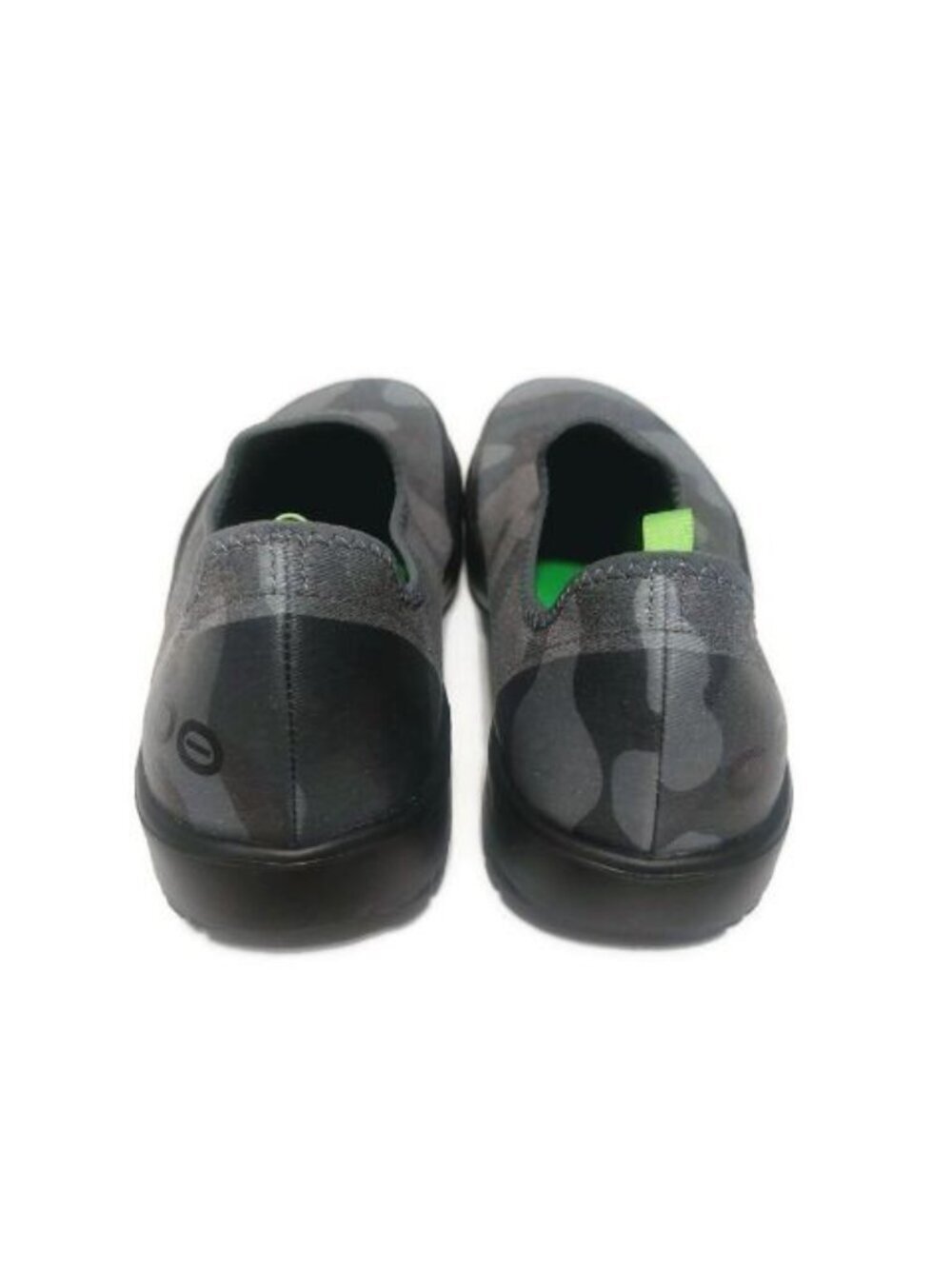 Oofos OOmg Eezee Recovery Shoes Womens Size 11 Gray Camo Slip On Walking Sneaker - Picture 6 of 9